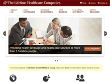 Tablet Screenshot of lifetimehealth.org